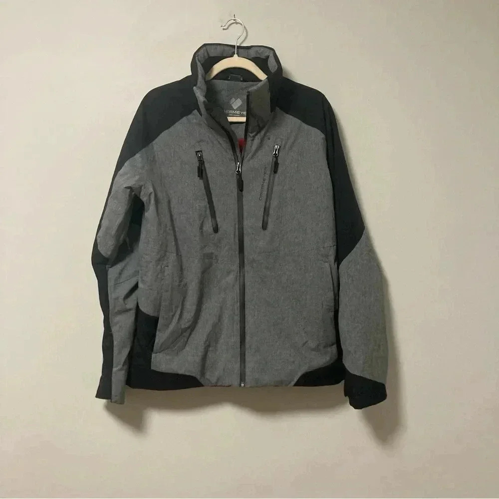 Obermeyer grey black ski snow  jacket